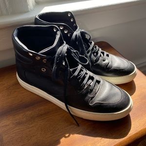 Black Balenciaga boots